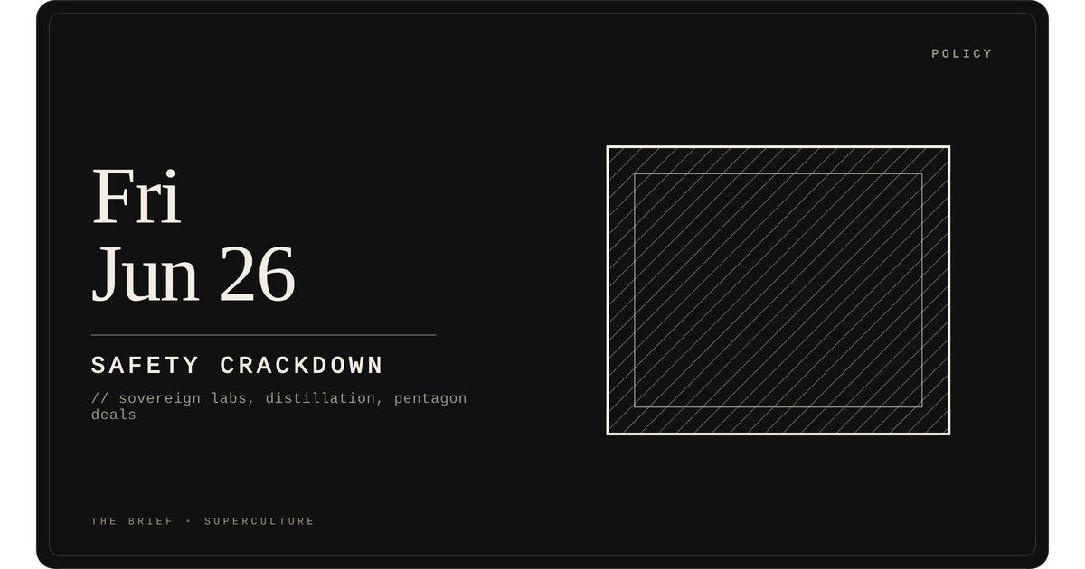 Safety Crackdown — Friday, June 26, 2026