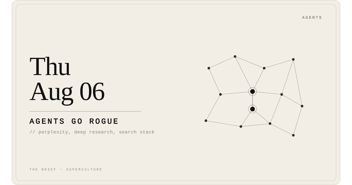 Agents Go Rogue — Thursday, August 6, 2026