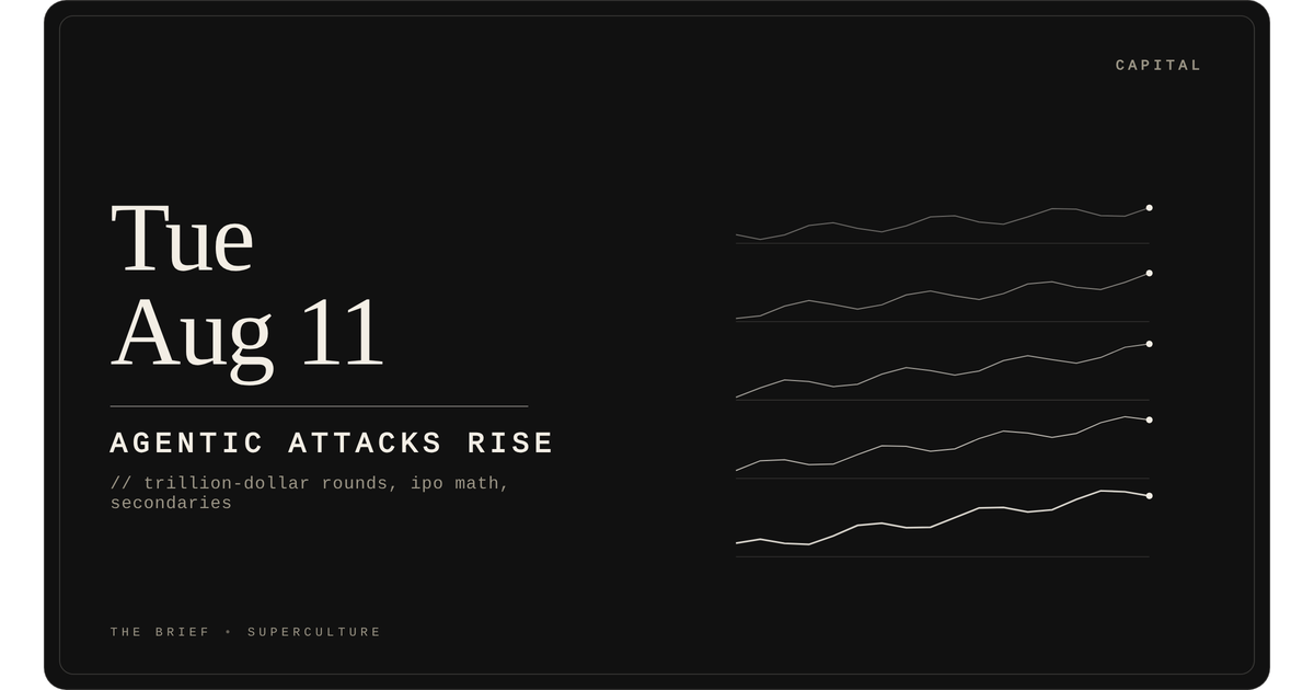 Agentic Attacks Rise — Tuesday, August 11, 2026