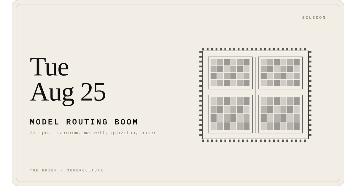 Model Routing Boom — Tuesday, August 25, 2026