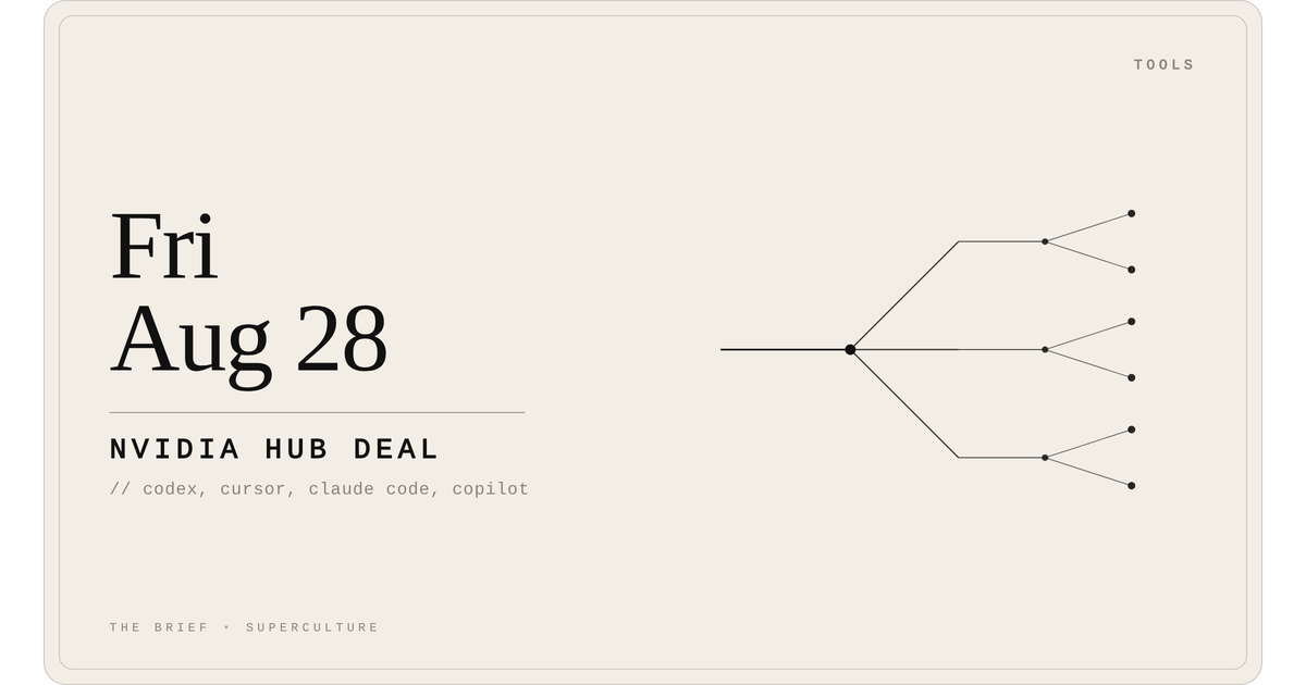 Nvidia Hub Deal — Friday, August 28, 2026