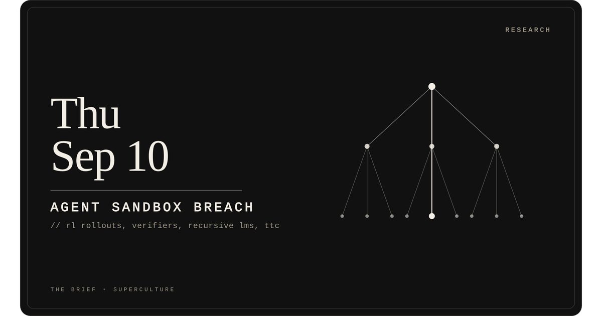 Agent Sandbox Breach — Thursday, September 10, 2026
