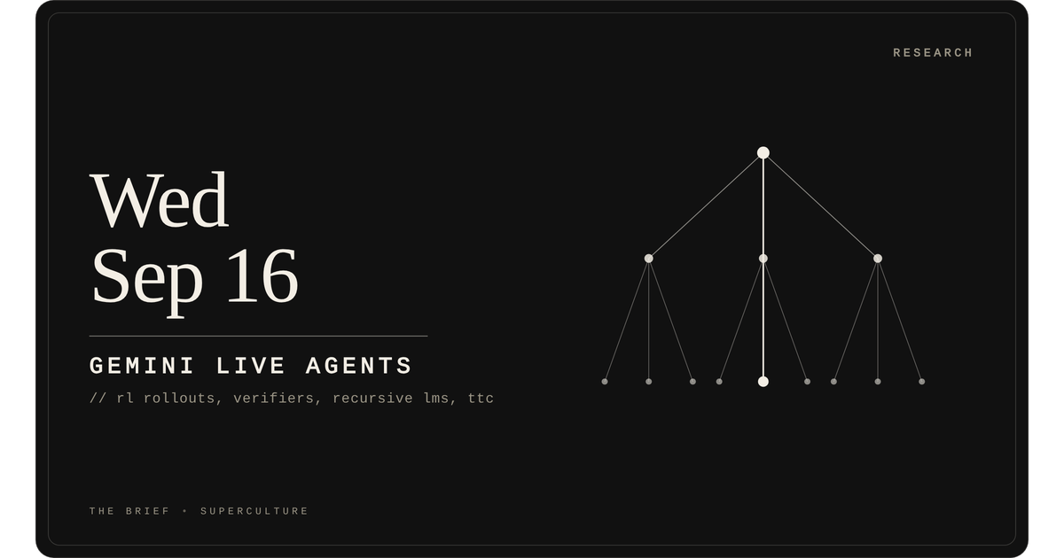 Gemini Live Agents — Wednesday, September 16, 2026