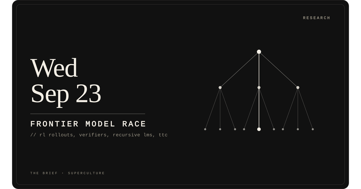 Frontier Model Race — Wednesday, September 23, 2026
