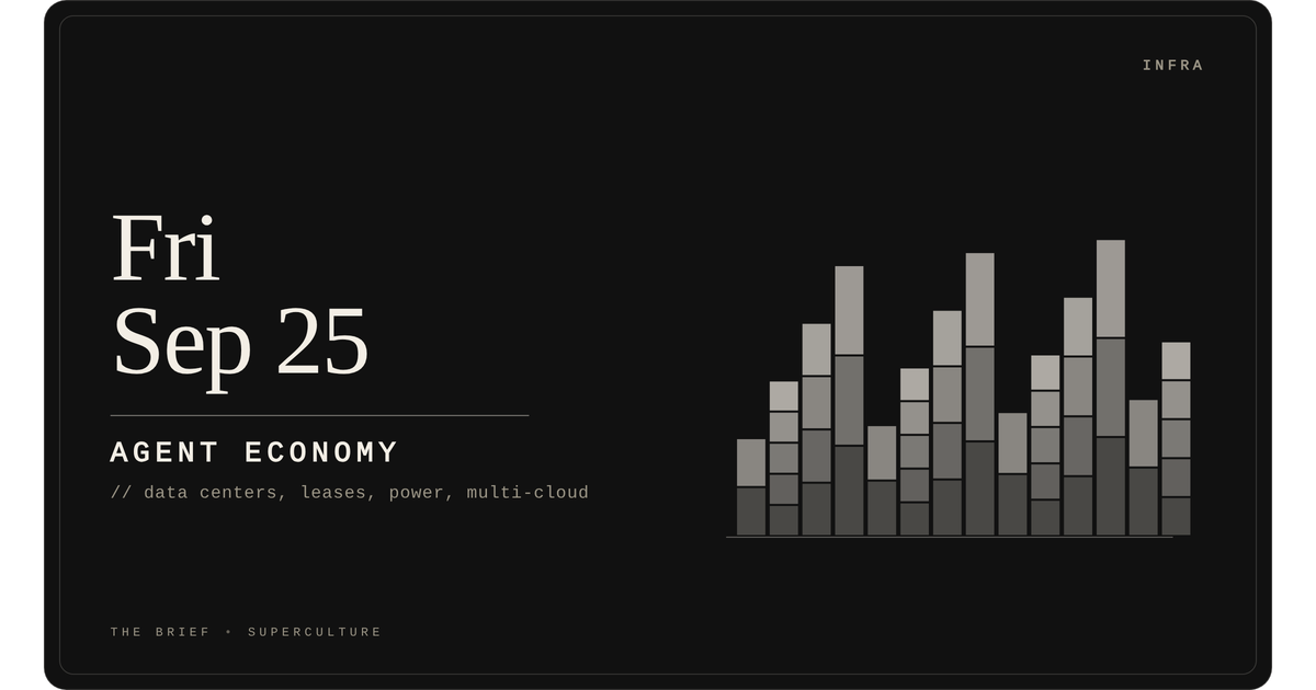 Agent Economy — Friday, September 25, 2026